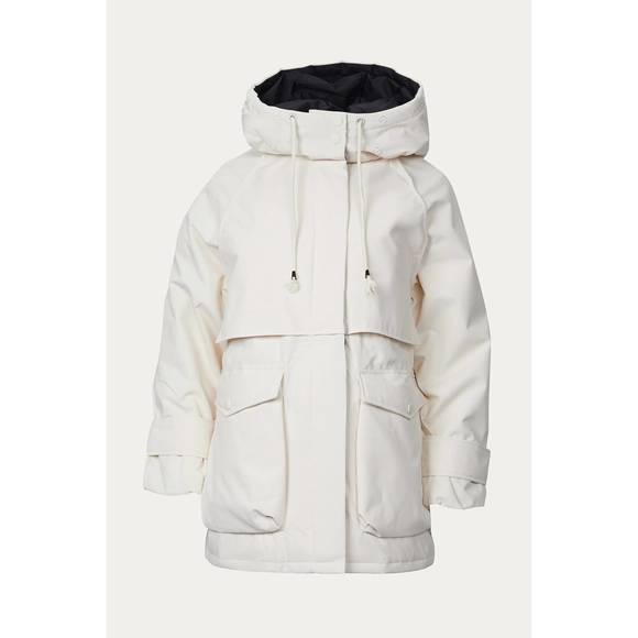NEW NAP hooded shell down coat in ivory - Picture 6 of 6